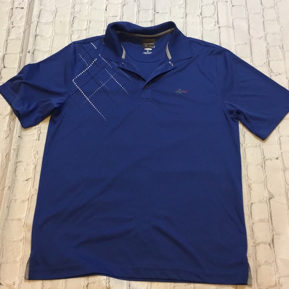 Men’s Golf Greg Norman Tasso Elba blue medium - Picture 1 of 5